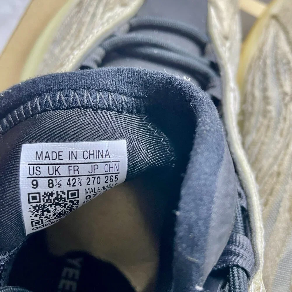 Adidas Yeezy Yzy QNTM Mist Slate Cream Men Size 9